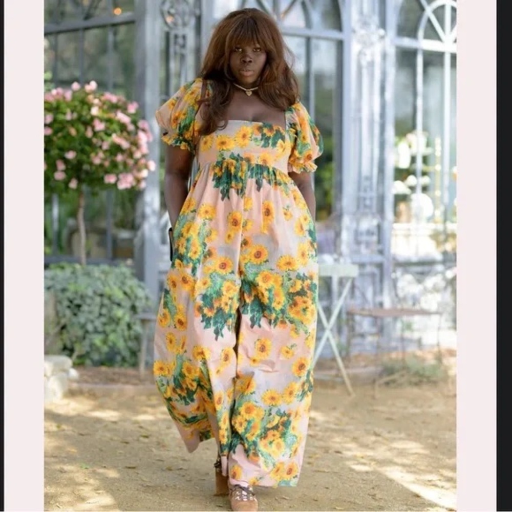 The Monet Sunflowers Hamptons Jumpsuit